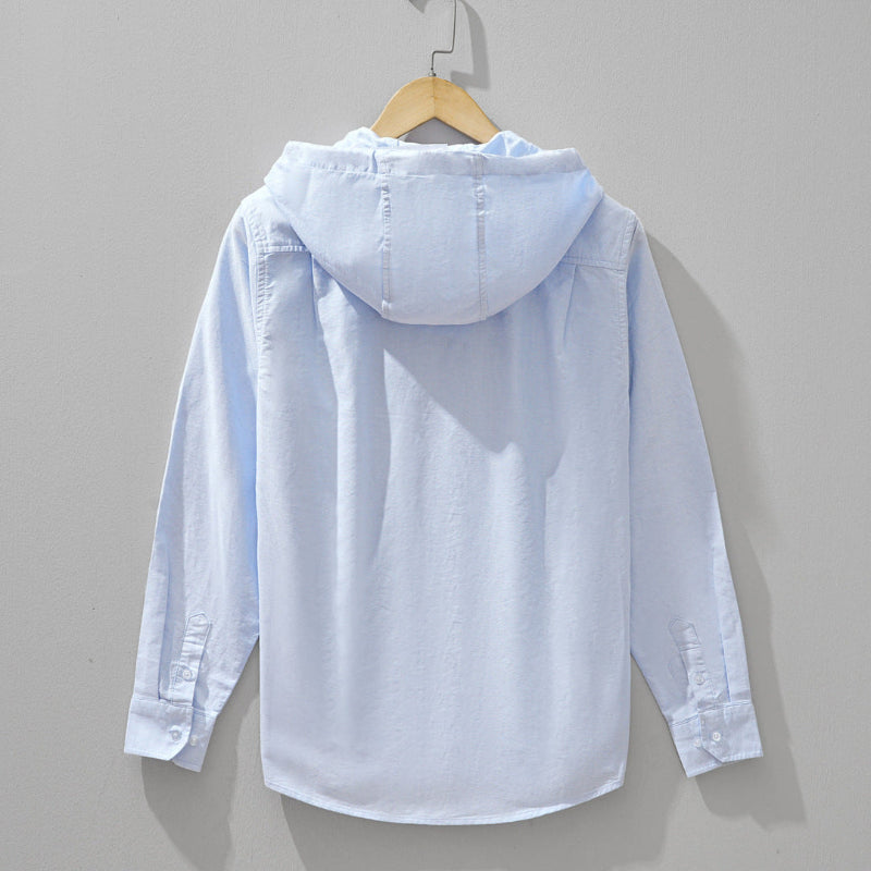 Men's Lightweight Linen Asher Hoodie - Everyday Comfort