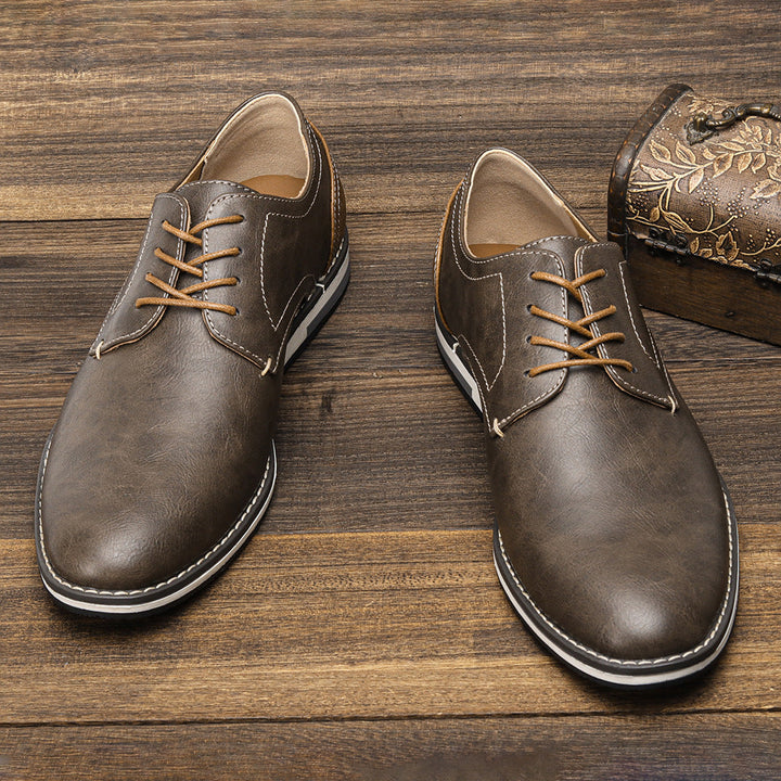 Men's Leather Derby Shoes – Smart Casual Everyday Footwear