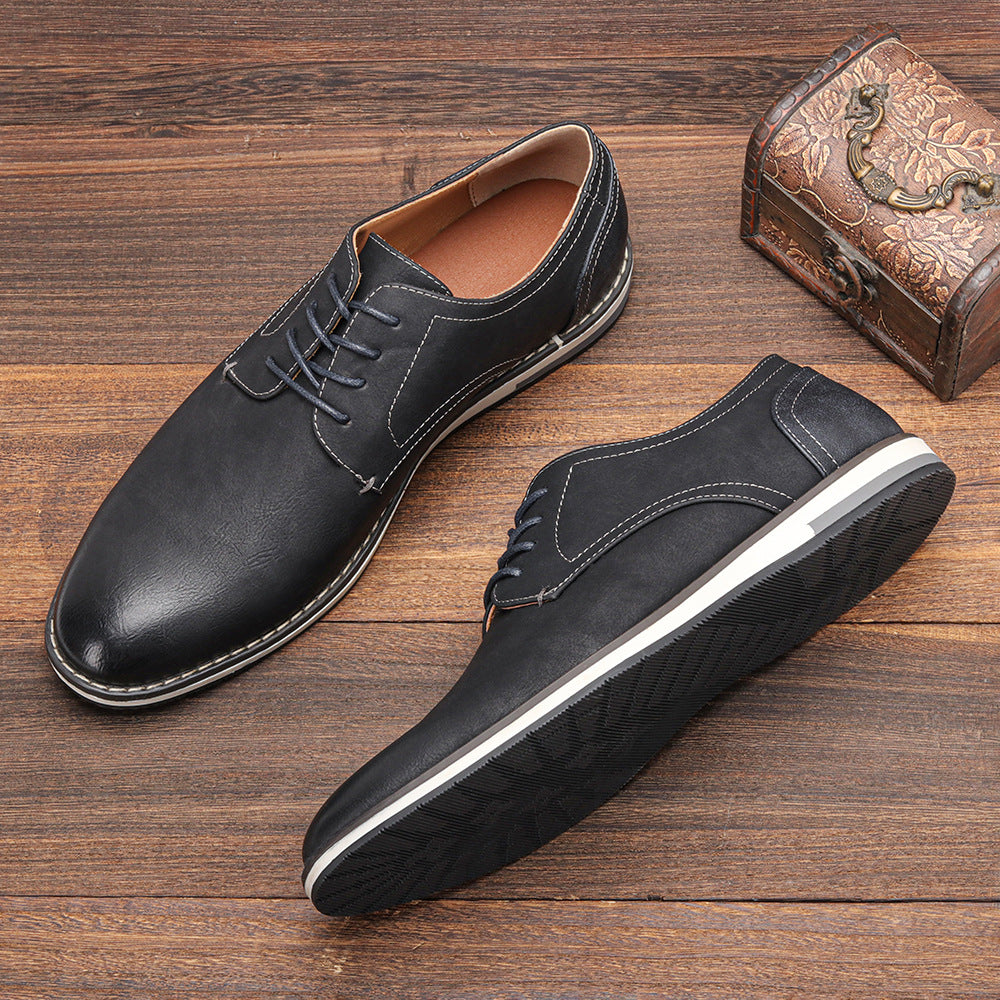 Men's Leather Derby Shoes – Smart Casual Everyday Footwear