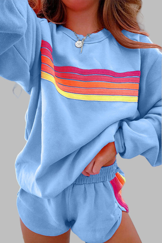 Women's Striped Relax Sleepwear Set - Cozy Lounge Essential