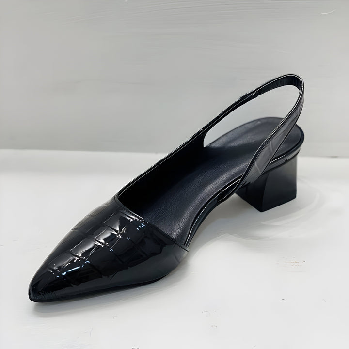 Women's Wide Toe Heeled Shoes - Everyday Elegance and Comfort