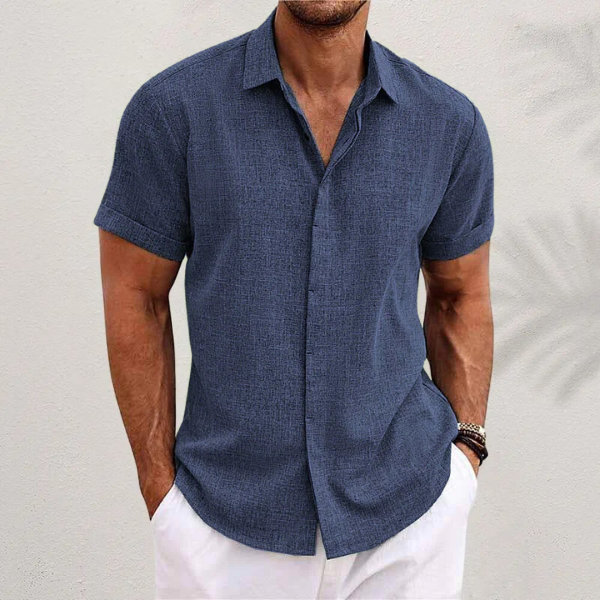 Men's Linen Classic Shirt - Breezy Everyday Staple