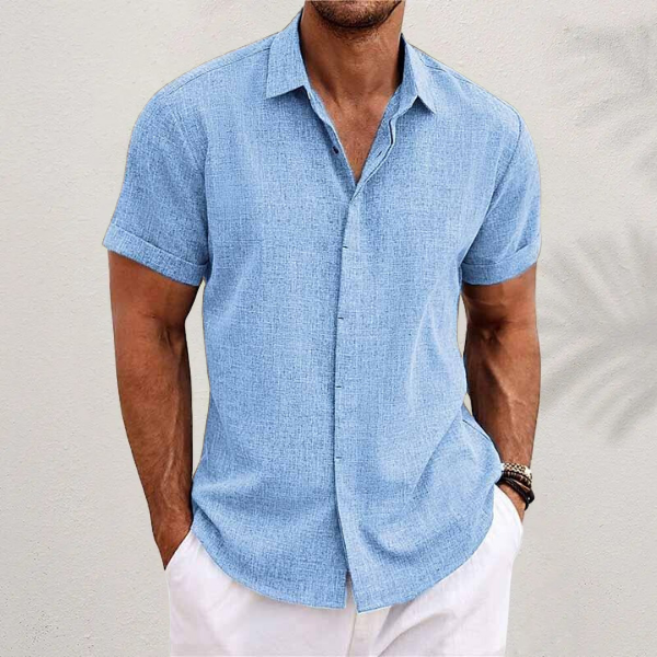 Men's Linen Classic Shirt - Breezy Everyday Staple