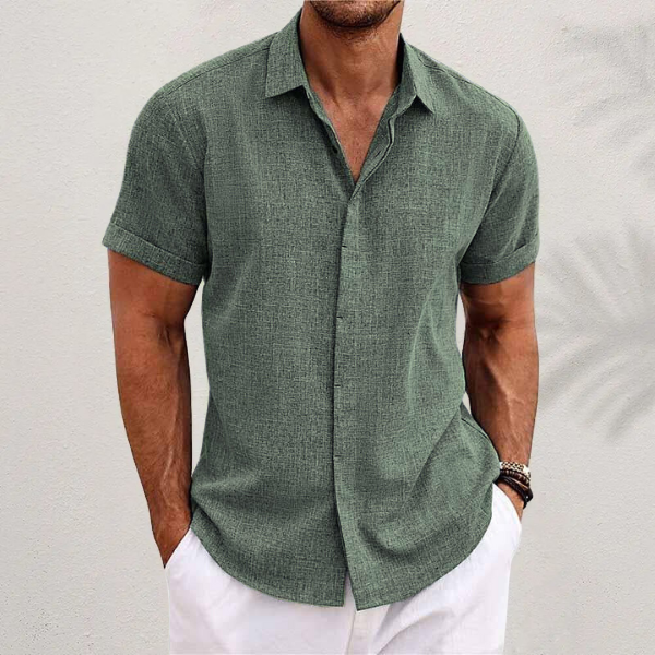 Men's Linen Classic Shirt - Breezy Everyday Staple