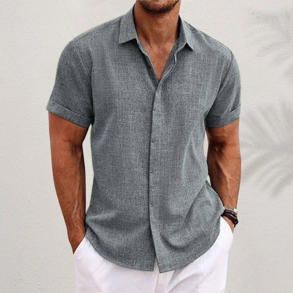 Men's Linen Classic Shirt - Breezy Everyday Staple