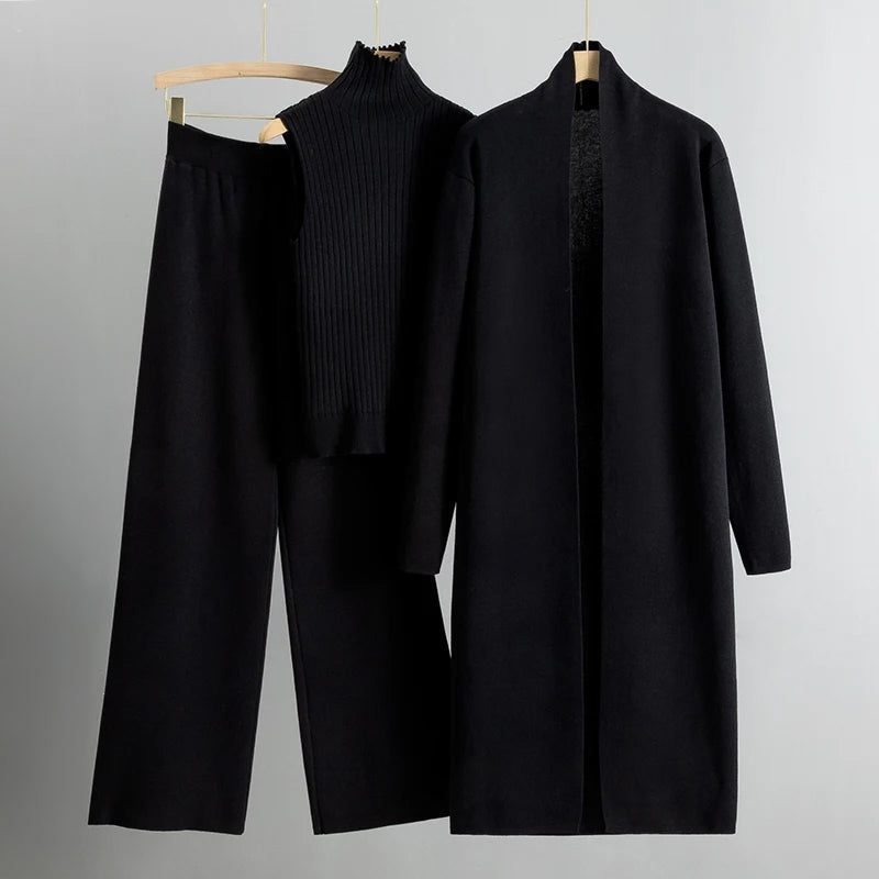 Elara Textured Knit Set