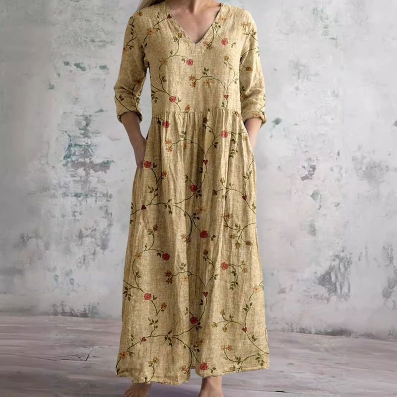Women's Floral Summer Dress - Lightweight, Flattering, & Versatile