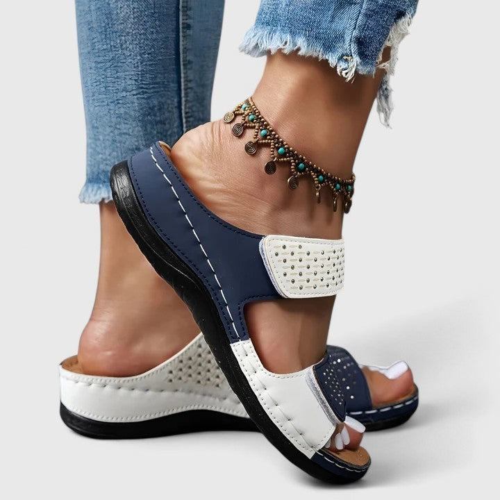 Women's Comfort Strap Sandals - All-Day Cushioned Slip-Ons