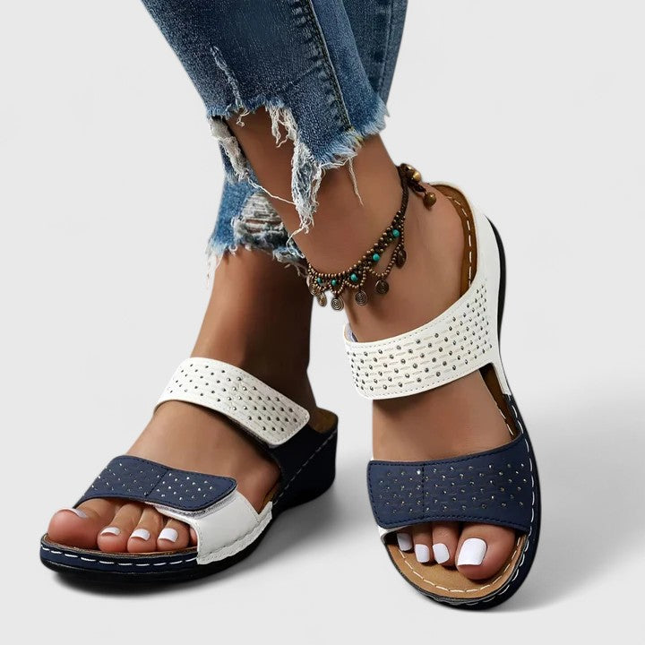 Women's Comfort Strap Sandals - All-Day Cushioned Slip-Ons