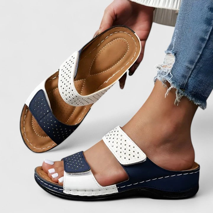 Women's Comfort Strap Sandals - All-Day Cushioned Slip-Ons