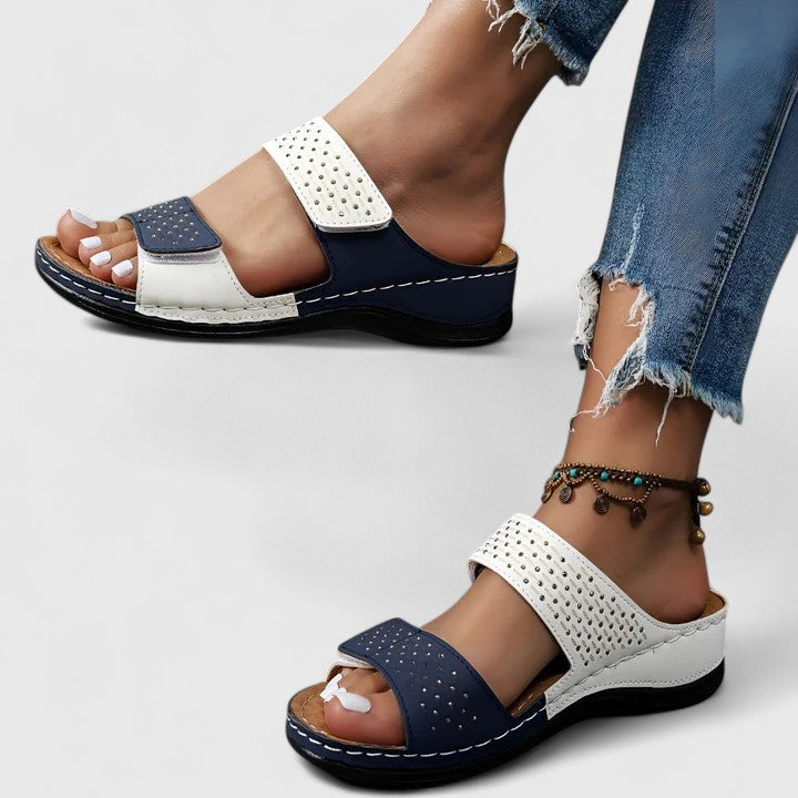 Women's Comfort Strap Sandals - All-Day Cushioned Slip-Ons