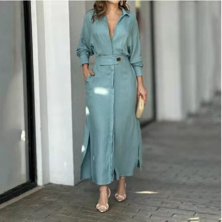 Women's Sara Elegant Long Dress - Effortless Elegance
