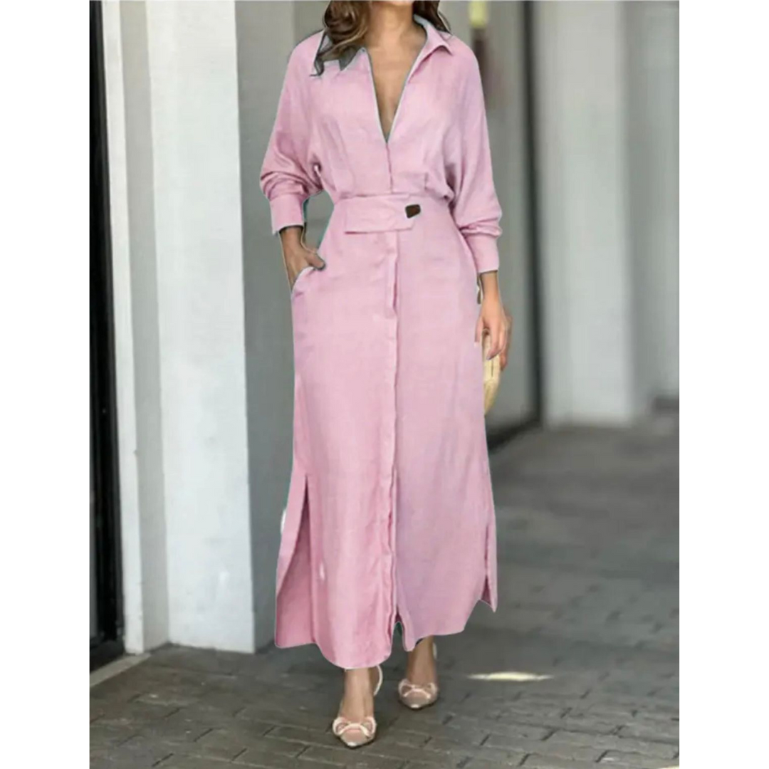 Women's Sara Elegant Long Dress - Effortless Elegance