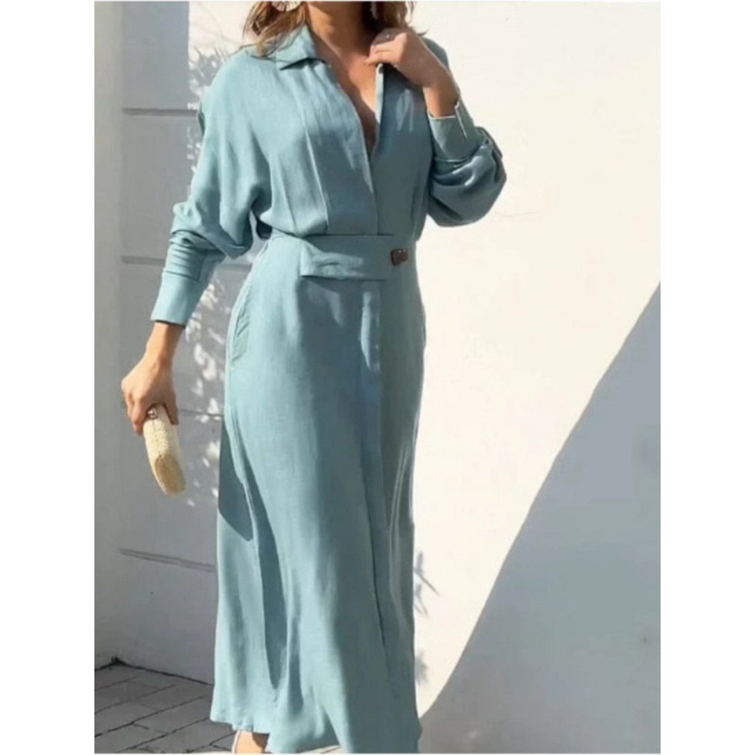 Women's Sara Elegant Long Dress - Effortless Elegance