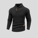Men's Cotton Bamboo Jumper – Warm Knitted Sweater for Winter