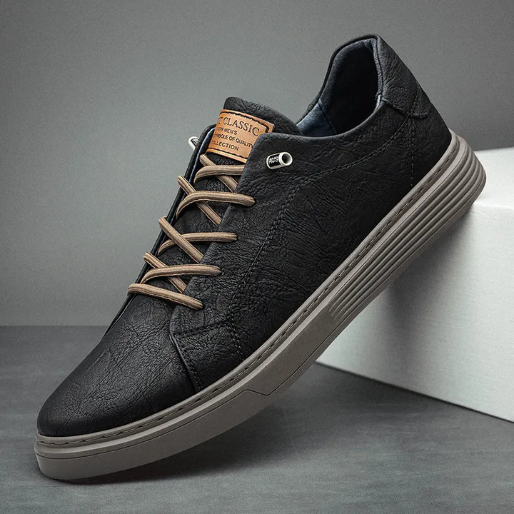 Women's Oxford Leather Sneakers - Everyday Comfort