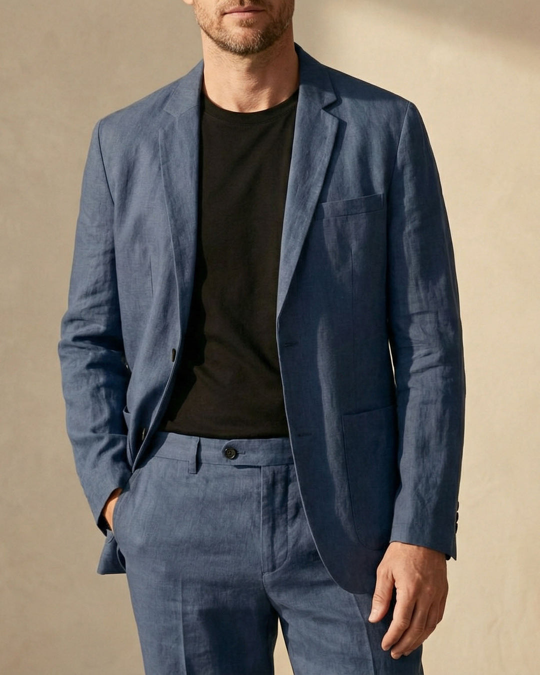 Men's Linen Suit – Relaxed Two-Piece Summer Tailoring