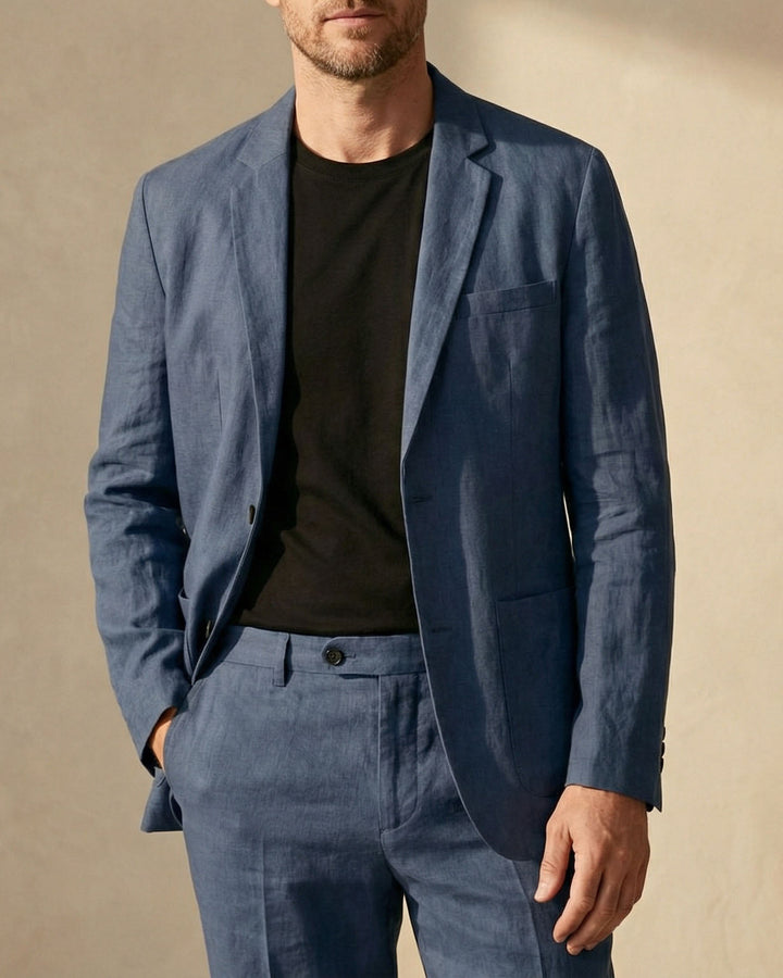 Men's Linen Suit – Relaxed Two-Piece Summer Tailoring