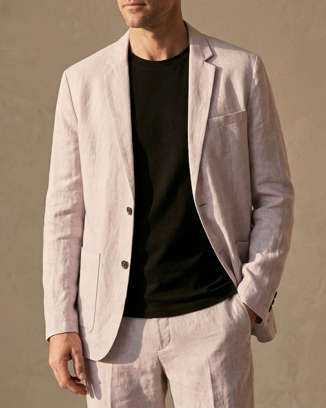 Men's Linen Suit – Relaxed Two-Piece Summer Tailoring