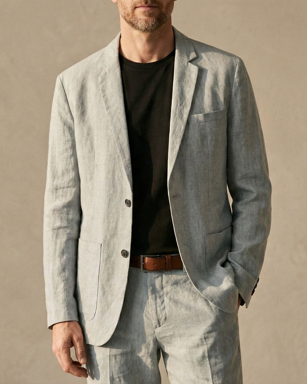 Men's Linen Suit – Relaxed Two-Piece Summer Tailoring
