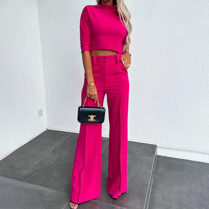 Women's Nora Two-Piece Set - Effortless Autumn Elegance