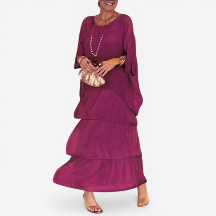 Women's Floating Long Dress - Effortlessly Elegant for Any Occasion