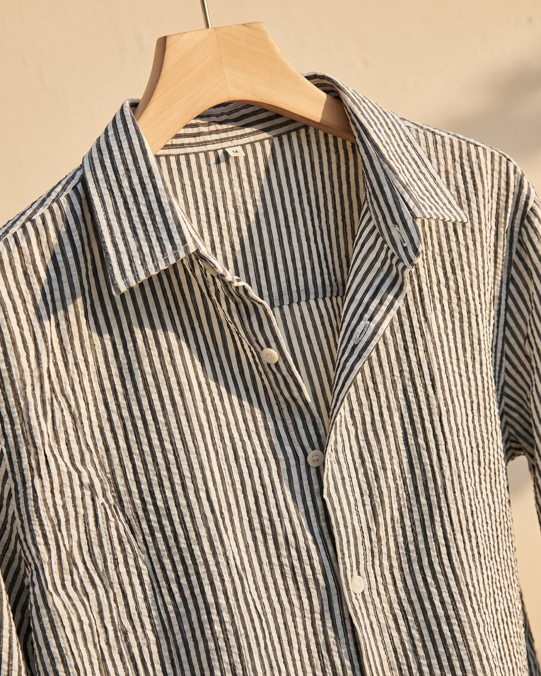 Men's Seersucker Shirt – Lightweight Short-Sleeve Summer Shirt
