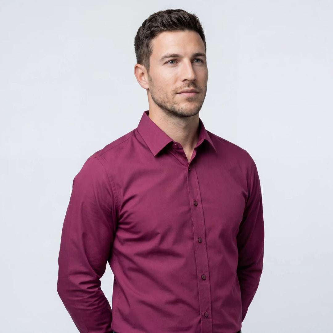Women's Fitted Wrinkle-Free Blouse - Effortless Style