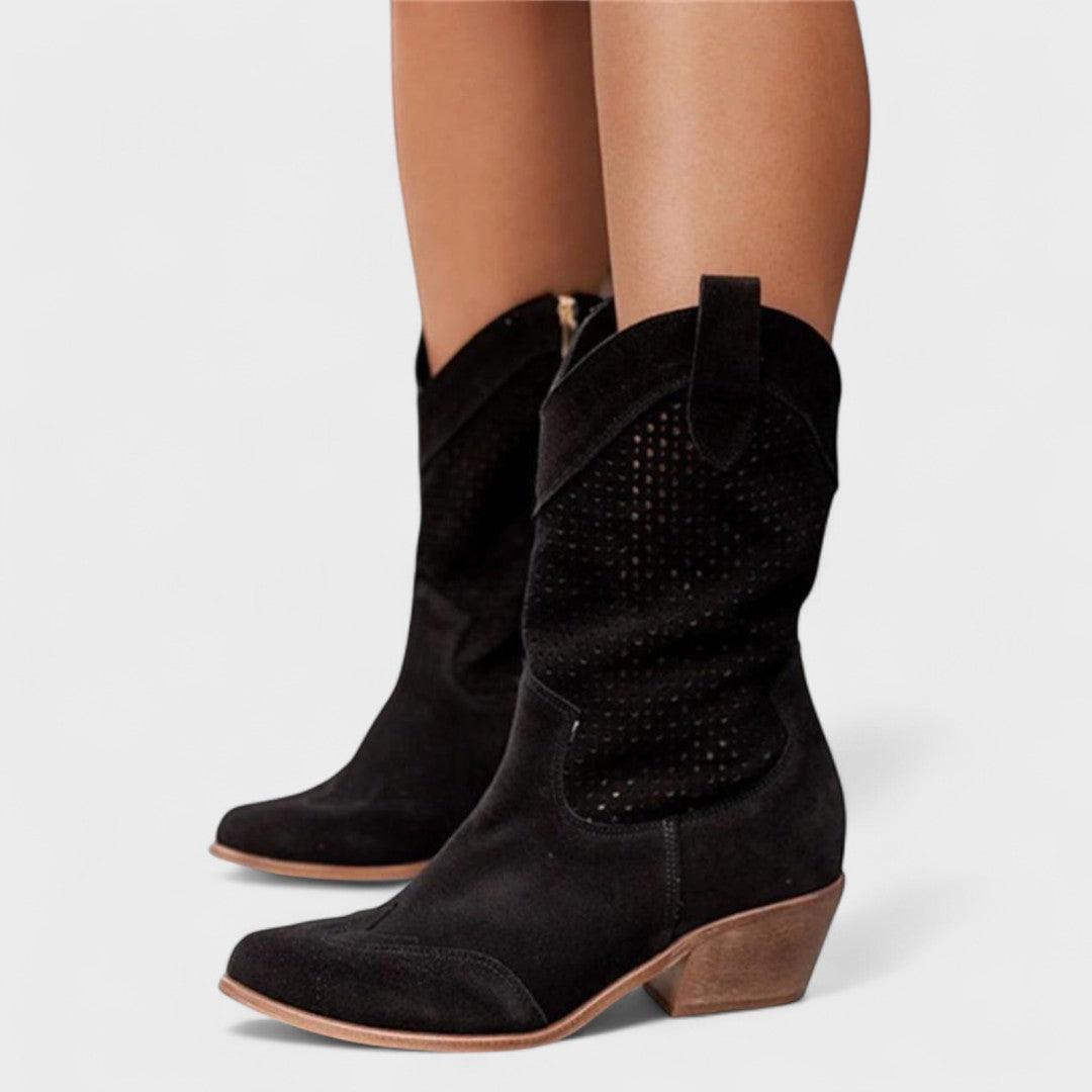Women's Western Chic Comfort Boots - Effortless Everyday Style