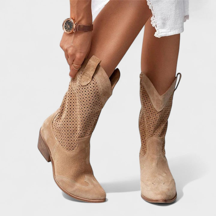 Women's Western Chic Comfort Boots - Effortless Everyday Style
