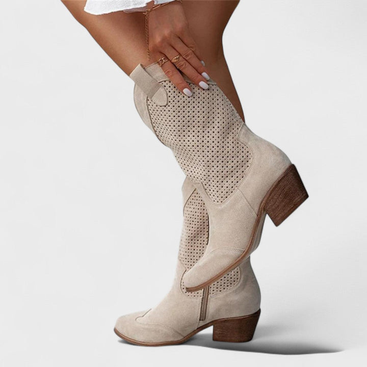 Women's Western Chic Comfort Boots - Effortless Everyday Style