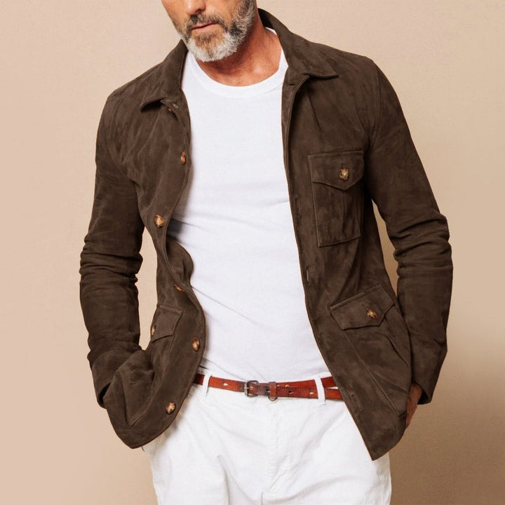 Velour Suede Jacket