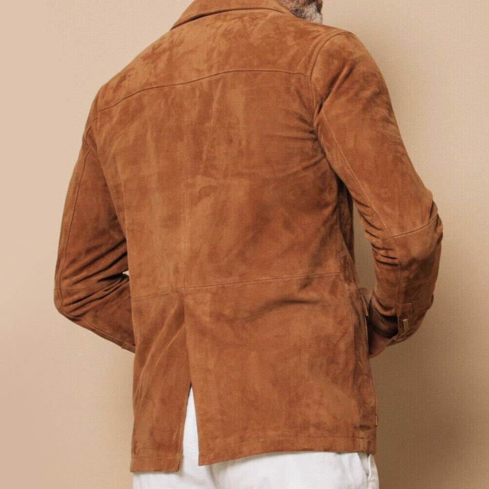 Velour Suede Jacket