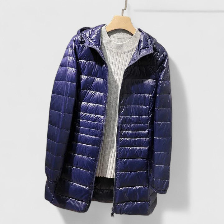 Women's Lightweight Padded Jacket - Cozy & Sleek Layering