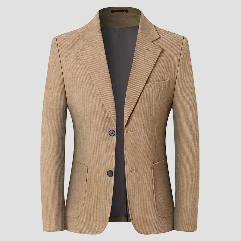 Men's Corduroy Blazer – Tailored Patch-Pocket Sport Coat