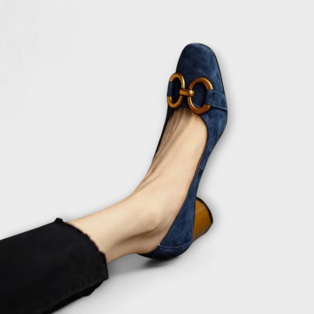 Women's Mathilda Leather High Heels - All-Day Comfort