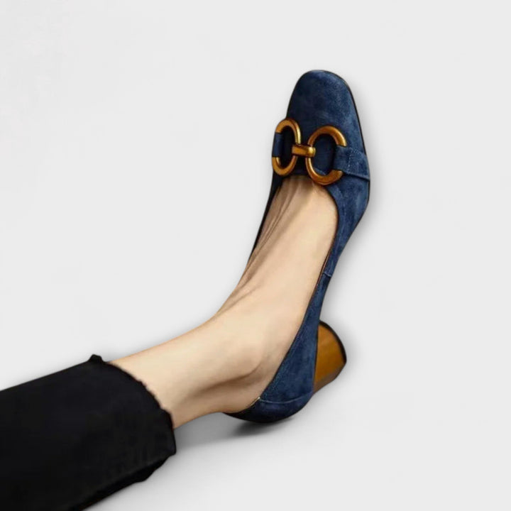 Women's Mathilda Leather High Heels - All-Day Comfort