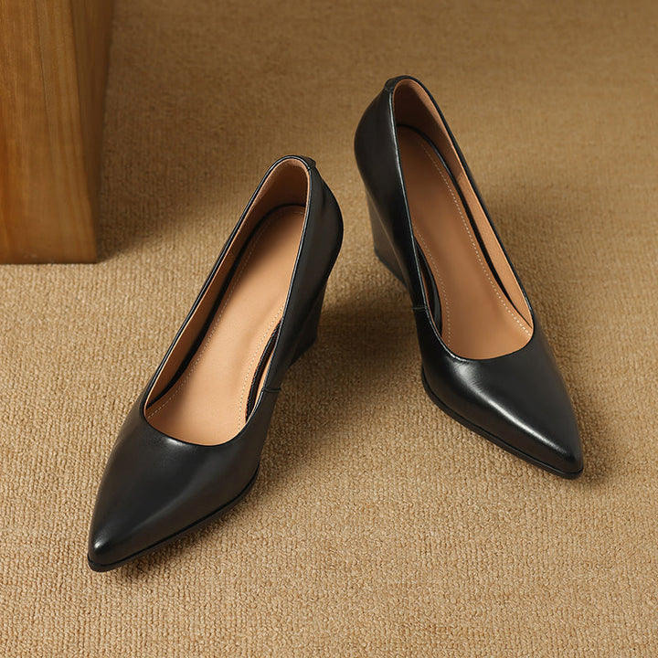 Women's Verona Pointed Toe Block Heel Pumps - Everyday Elegance