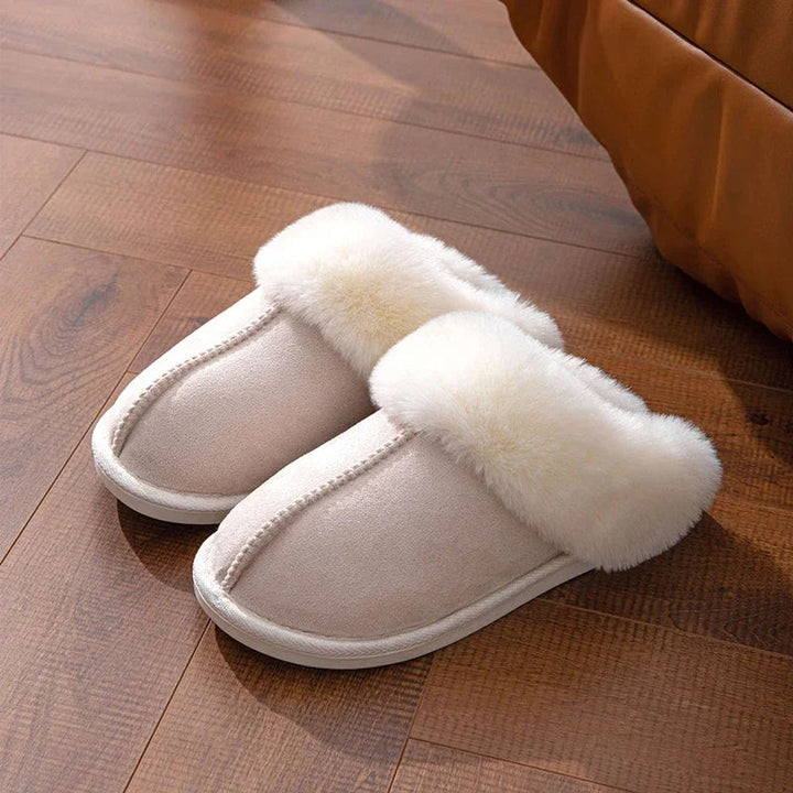 Women's Hailey Fur-Lined House Slippers - Cozy Warmth