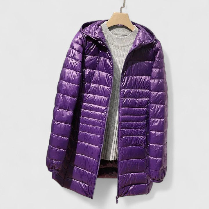 Women's Lightweight Padded Jacket - Cozy & Sleek Layering
