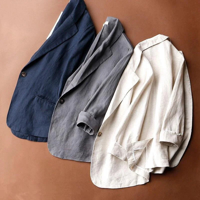 Siena Linen Blazer