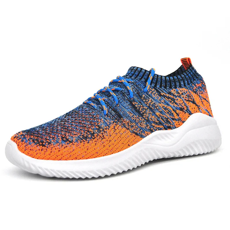 Men's Knit Trainers – Lightweight Breathable Slip-On Shoes