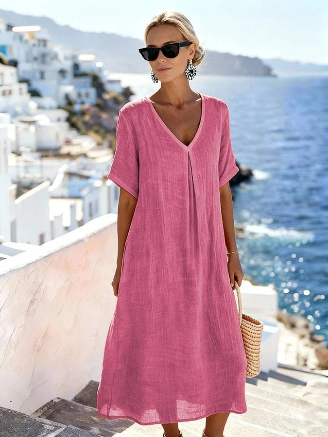 Women's Relaxed Flowing Maxi Dress - Summer Essential