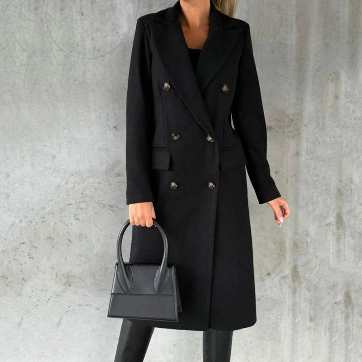 Women's Reversible Long Winter Coat - Two Looks, One Coat