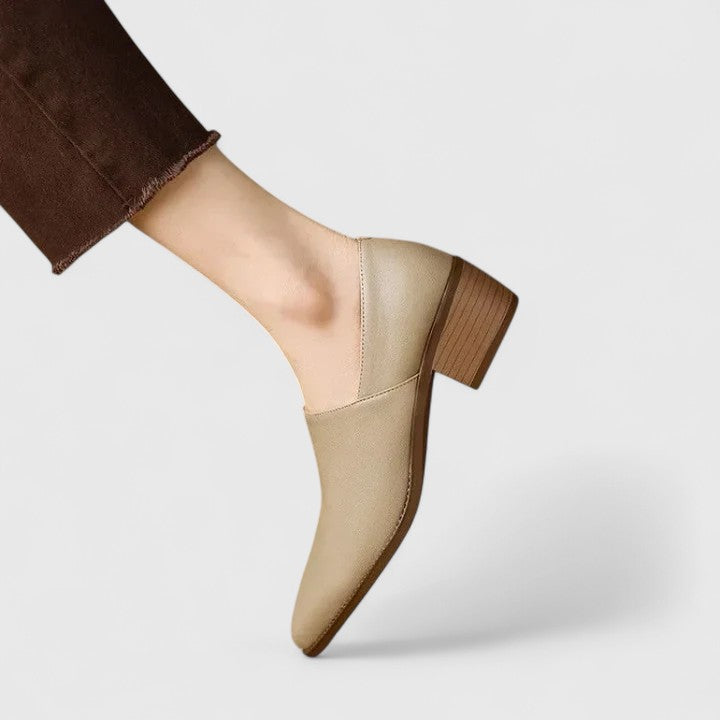 Women's Modern Classic Low Heel Shoes - Effortless Elegance