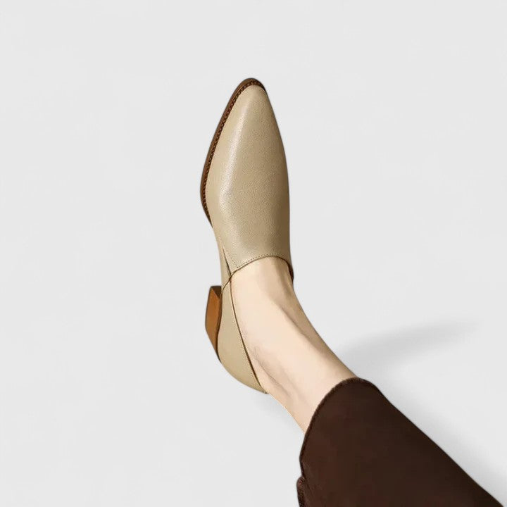 Women's Modern Classic Low Heel Shoes - Effortless Elegance