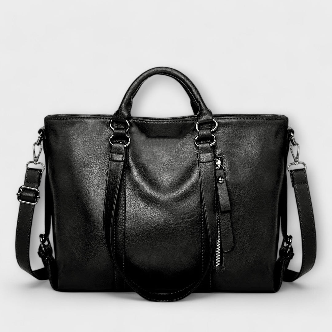 Women's Large Leather Bag - Spacious Everyday Tote