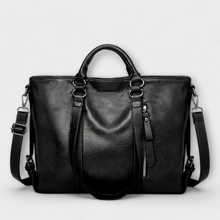 Women's Large Leather Bag - Spacious Everyday Tote