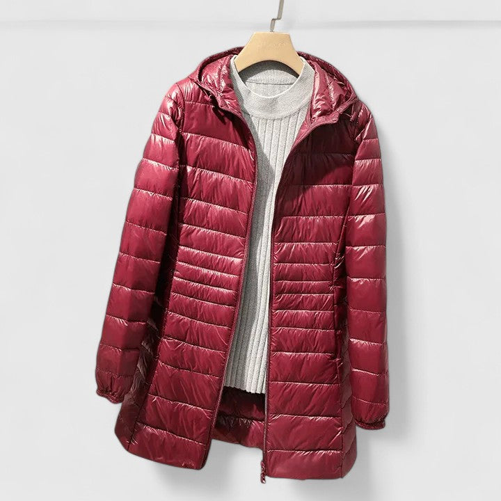 Women's Lightweight Padded Jacket - Cozy & Sleek Layering