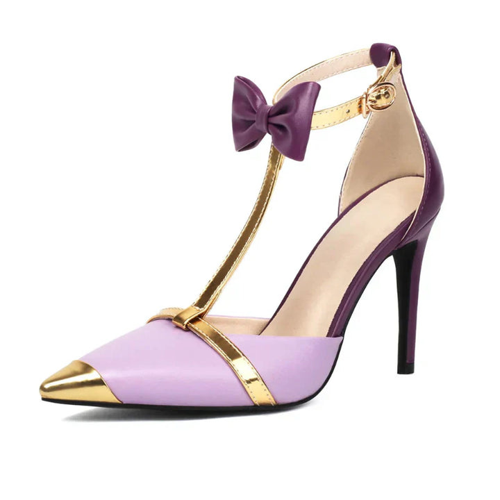 Women's Danica Radiant T-Strap High Heels - Elegant and Poised